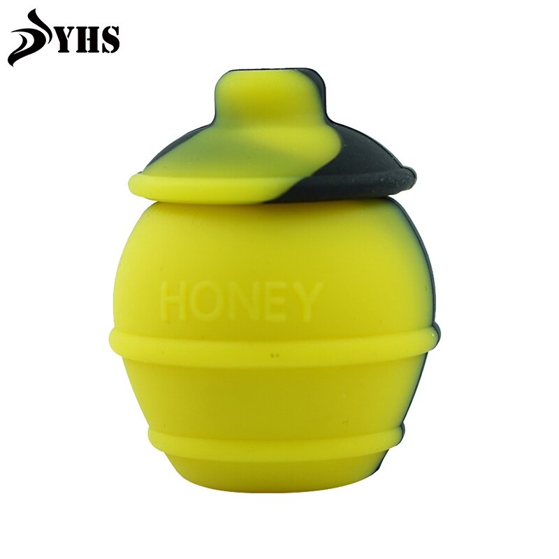 3pcs 35ml Nonstick Silicone Wax Containers Silicone Storage Container bottle jar dad For Wax Oil: black yellow