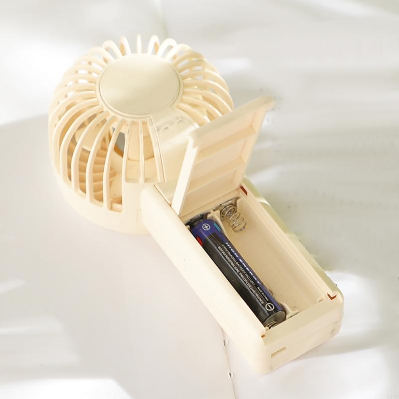AM4 Battery Operated Powerful Handheld Fan Portable Small Lightweight Makeup Fan for Girl Women Adults Indoor Outdoor