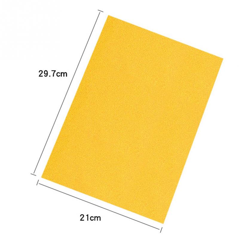 10pcs Glitter Foam Paper Sparkles Paper Children's Craft Activities DIY Cutters Flash Gold Handcraft Paper cutting Sheets