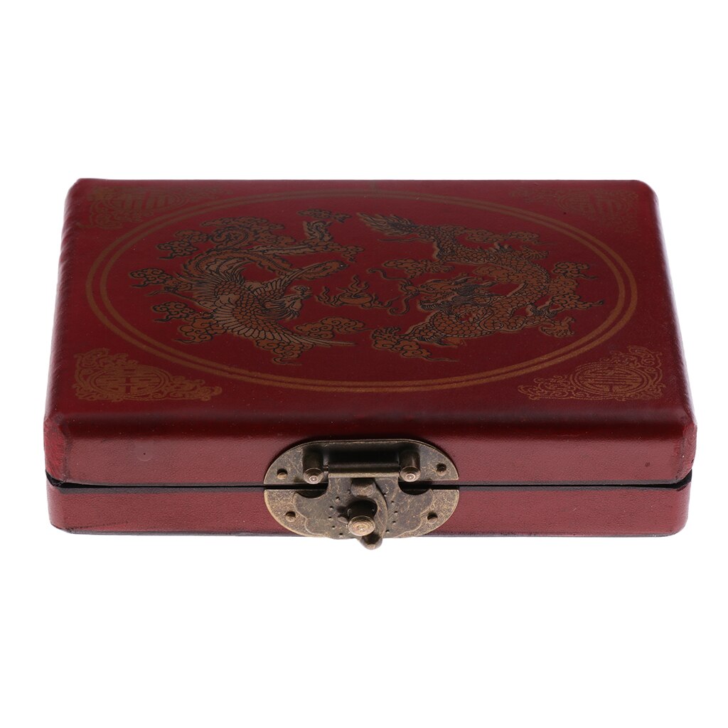 Vintage Chinese Houten Kralen Rekenen Abacus Met Doos Rekenmachine Tellen