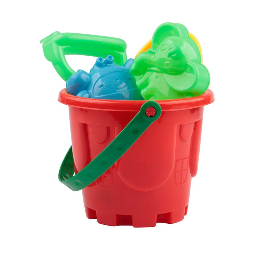 7 Stuks Kinderen Strand Speelgoed Voor Zand Baby Kids Play Zand Emmer Schop Hark Zand Mold Set Kit Outdoor Zomer speelgoed Voor Strand Spelen Zand