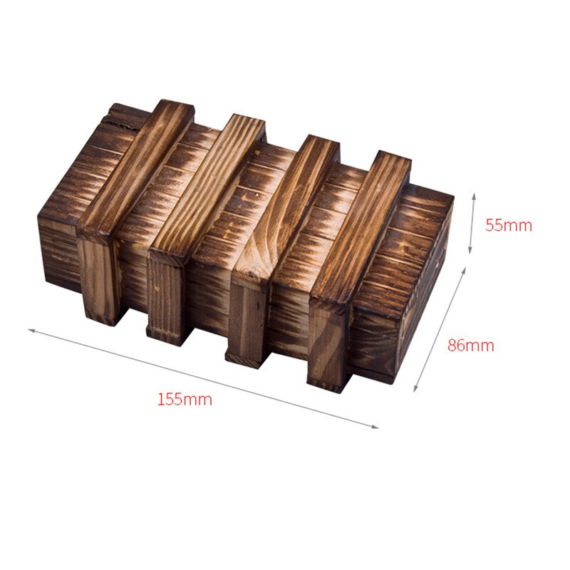 Ainiv Holzpuzzle Für Kinder & Erwachsene - 3D Stapelspiel Mit 10 Karten & 42 Teilen, Montessori Lernspielzeug