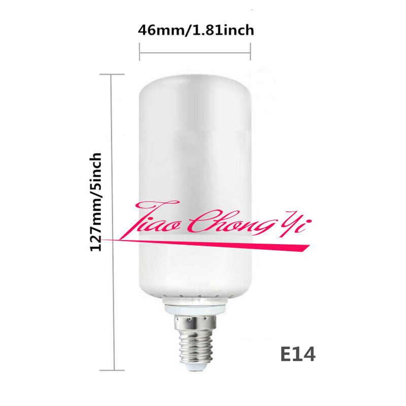 B22 E27 E14 Led Flame Lamps LED Flame Effect Light Bulb 6W Decorative Lamp
