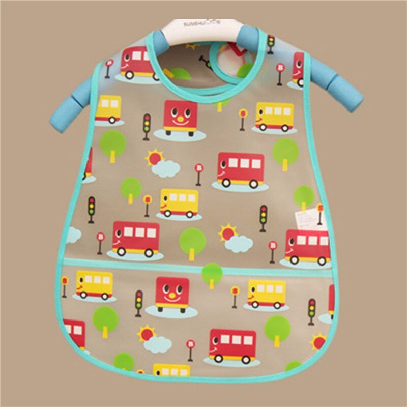 Baberos de bebé UNIKIDS impermeable elefante de dibujos animados niños Baberos ropa de ropa de toalla ropa de niños Accessori: Verde