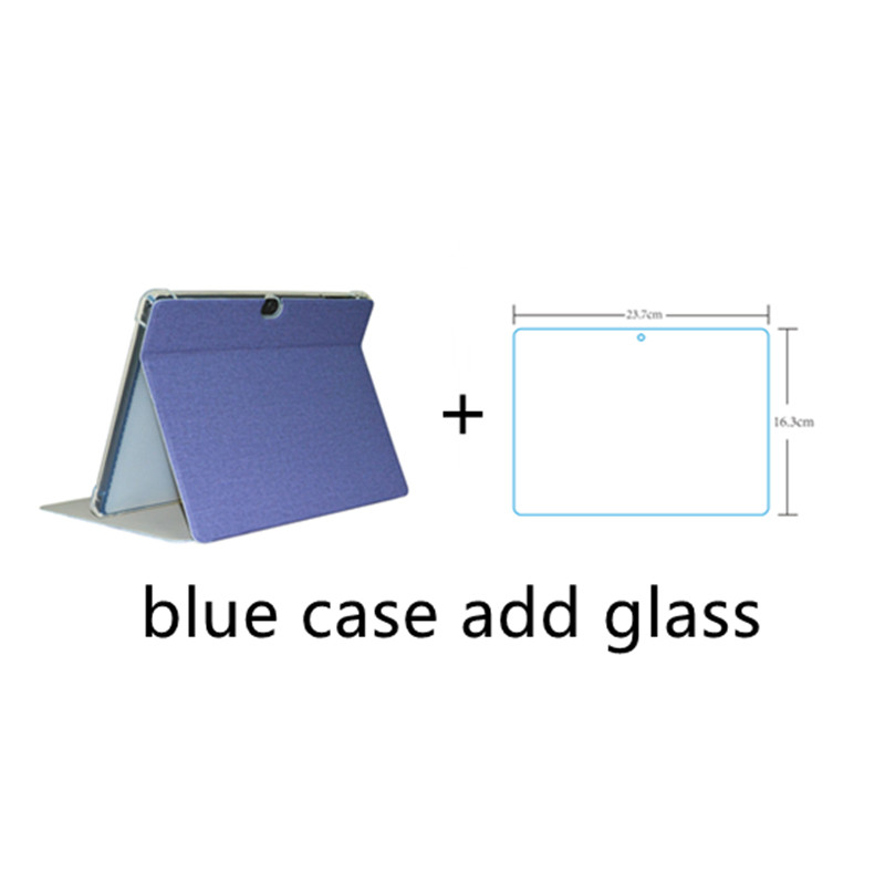 Case Cover Voor Alldocube X Neo 10.5 Inch Tablet Pc Siliconen Soft Shell X Neo Beschermhoes + Film gfits: Blue case add glass
