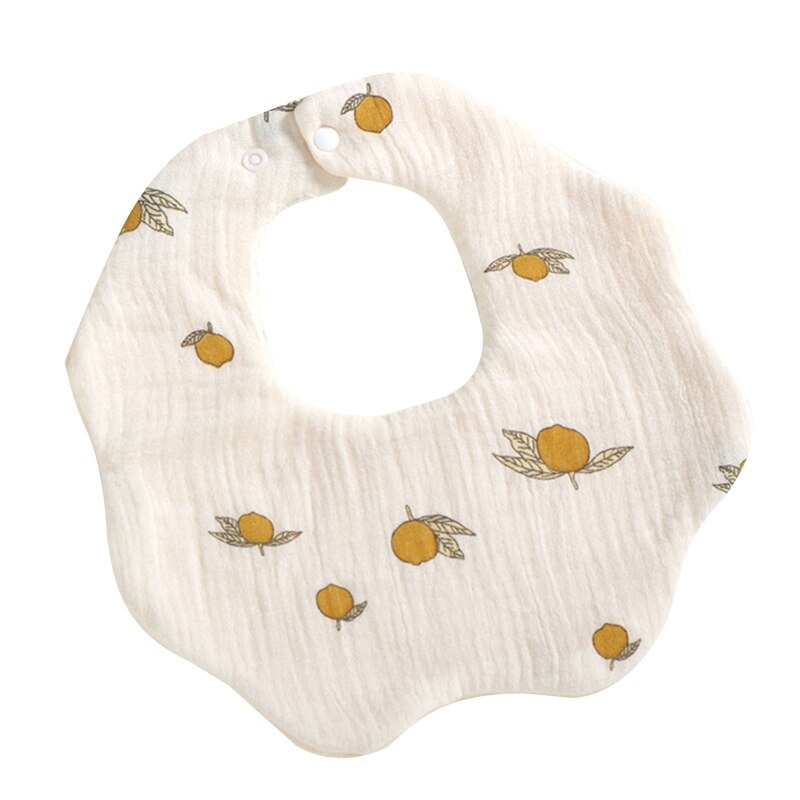 Rotatie Burp Doek Baby Bloem Bib Bandana Sjaal Absorberende Speeksel Handdoek Schort D5QA: 5