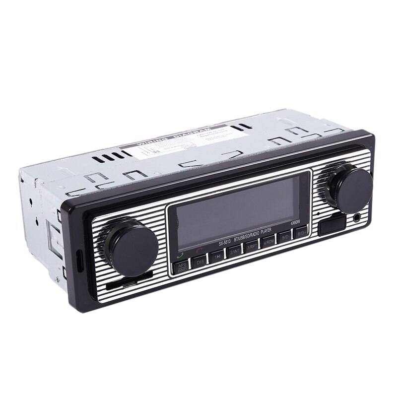 Bluetooth Vintage Auto Radio MP3 Speler Stereo Usb Aux Klassieke Auto Stereo Auto Bluetooth Telefoon Speler Auto MP3 Kaart U schijf Radio