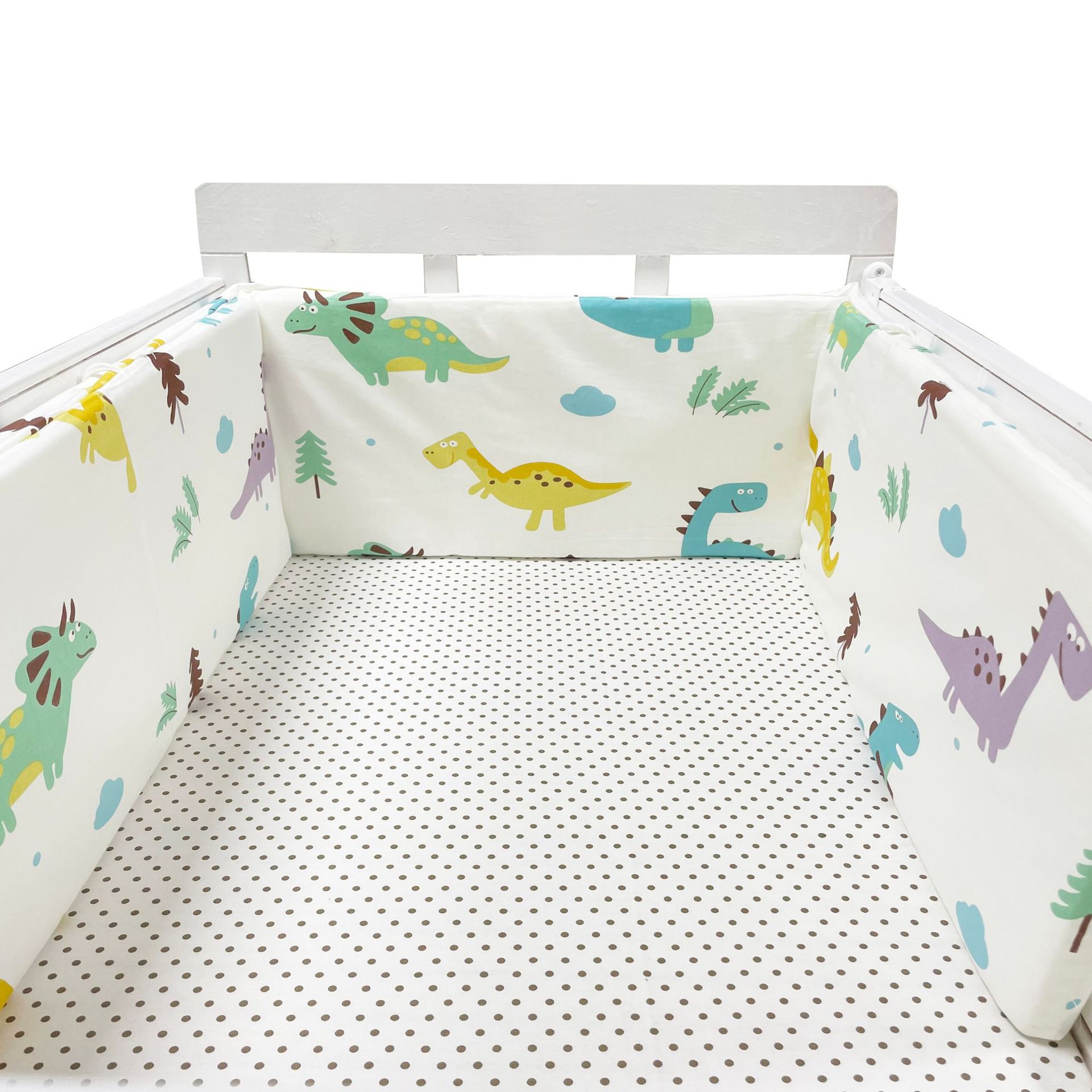 Nordic Sterne Baby Bett Verdicken Stoßstangen Zipper einteiliges Krippe Um Kissen Kinderbett Schutz Kissen 200*30 CM