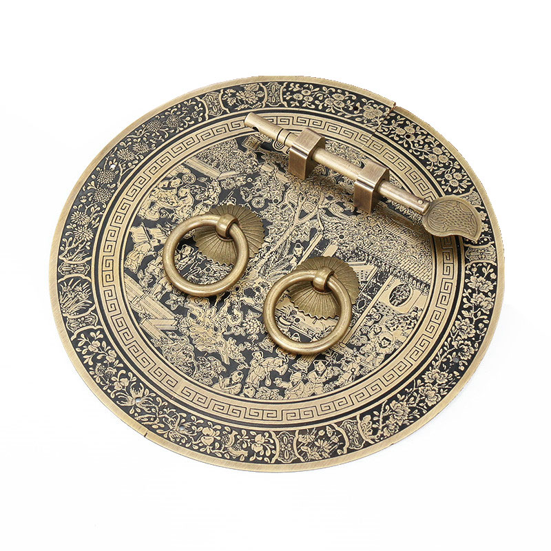 Chinese Antieke Meubels Koperen Fittingen 140/180/240Mm Kasthandvat Schoen Boekenkast Garderobe Deurklink Retro Meubels: L / Bronze