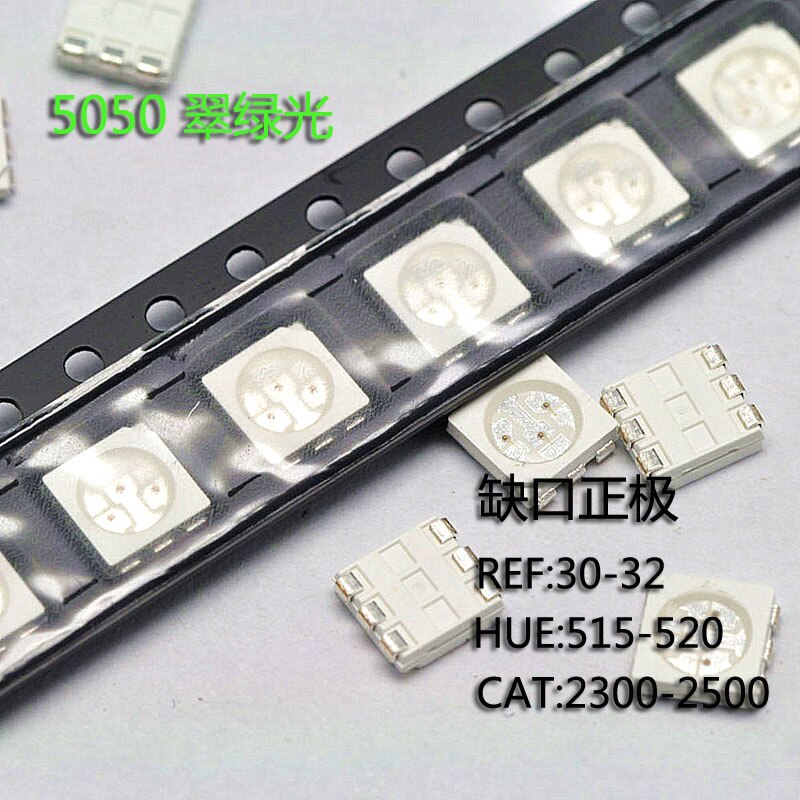 YongYeTai 5050 SMD LED hoogtepunt smaragdgroen light emitting diode