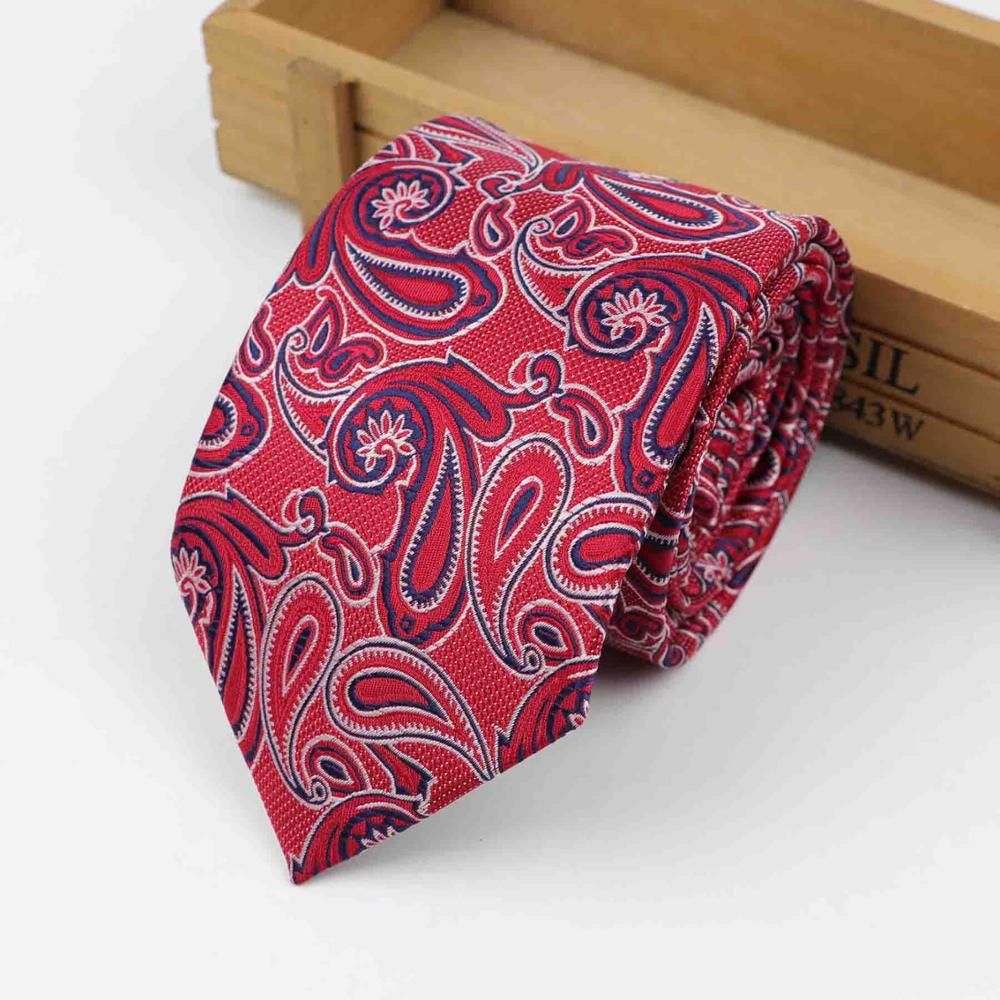 Formele Standaard Size Paisley Stropdas Bruidegom Gentleman Banden Mannen 3.15inch Party Polyester Gravata Slanke Pijl 8cm Zijde tie: 2