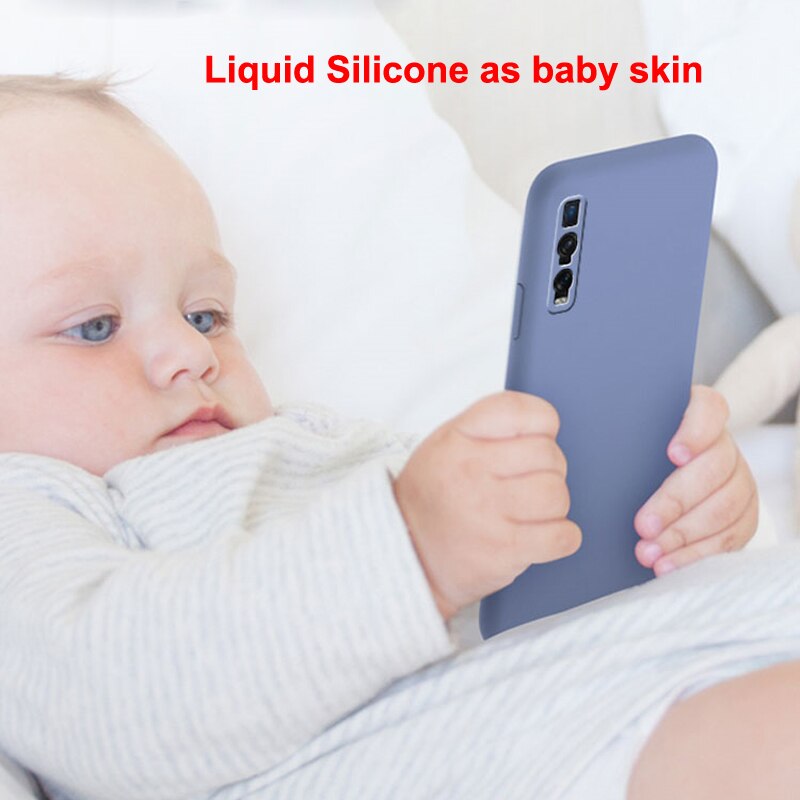 Voor Oppo Realme 6 Pro 6 6S X50 Pro X50 X2 Xt 5 5i Reno Ace2 Case Vloeibare Siliconen bescherm Camera Soft Matte Anti-Klop Cover Funda