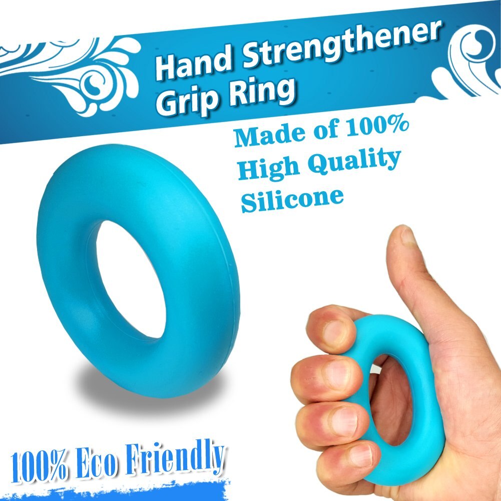 3 Levels Finger Stretcher Resistance Bands Finger Grip Exerciser Hand Grip Trainer Rings for Relieve Pain Injury Rehabilitation