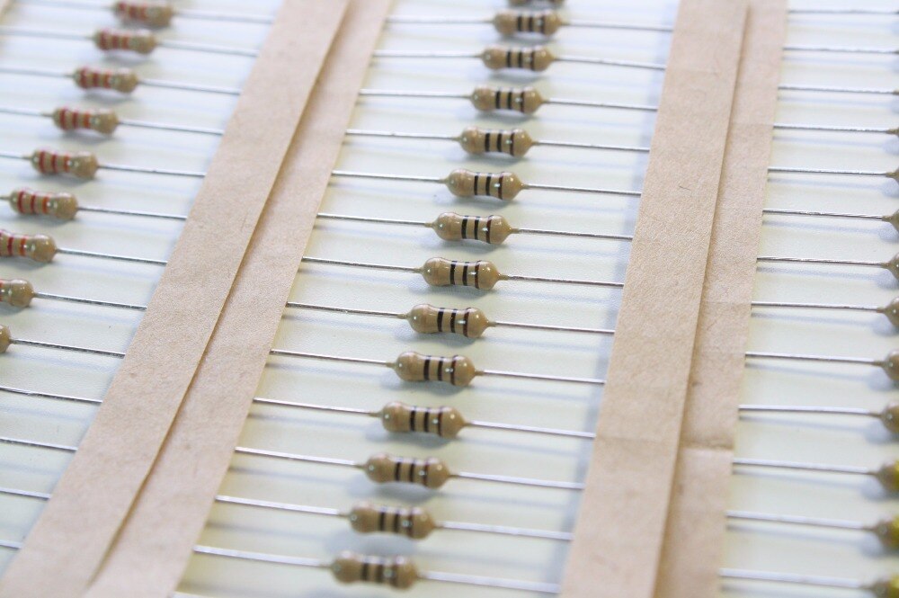 Resistor 220 Ohm, 1/4W, 5%, DIP (TH) (pack 100 PCS)