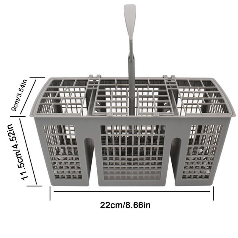 Universal Dishwasher Cutlery Basket Replacement With Removable Handle Dishwasher Utensil Holder
