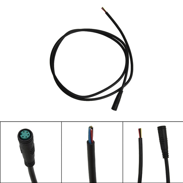 Julet Waterdichte Kabel Bafang Uitbreiding Cale Motor Licht Ebrake Throttle Display 2 3 4 5 Pin Ebike Conversie Kabel: 5P Female  1.5m