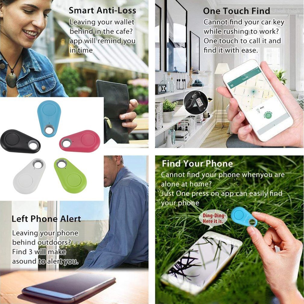 Mini gps locator nyckelring trådlös tracker tracking patch anti lost finder smart tracer gps locator husdjur hund tracker