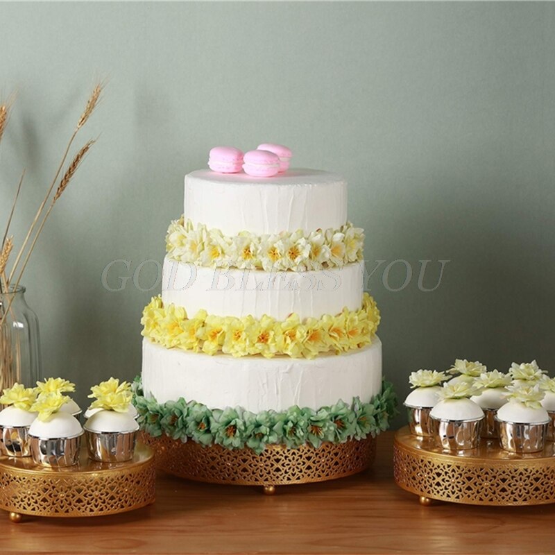 Hochzeit Kuchen Stehen Dekoration Party Spiegel Tablett Nachtisch Galvanisieren Gold Cupc ake Tisch Heimat Anzeige-Werkzeug