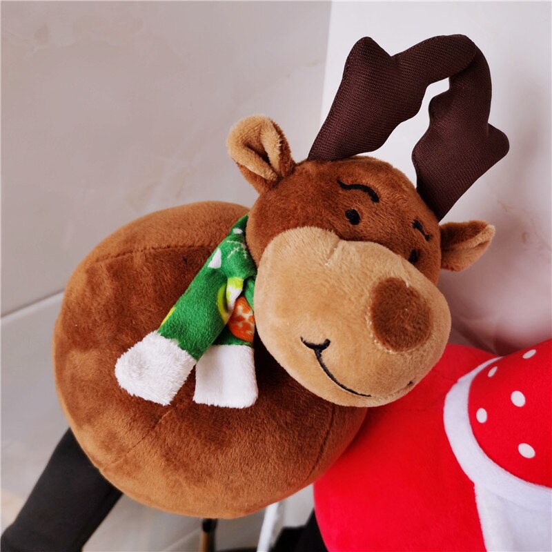 Christmas Santa Claus Driver Head Cover Lovely Reindeer Golf 460cc Wood Headcover Golf Club Accessory For Unisex: Reindeer