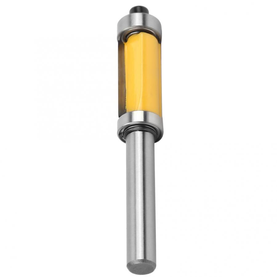 8mm Router Bit Milling Cutter Shank Pattern Flush Trim Router Bit Double Bearing Woodworking Milling Cutter Tool