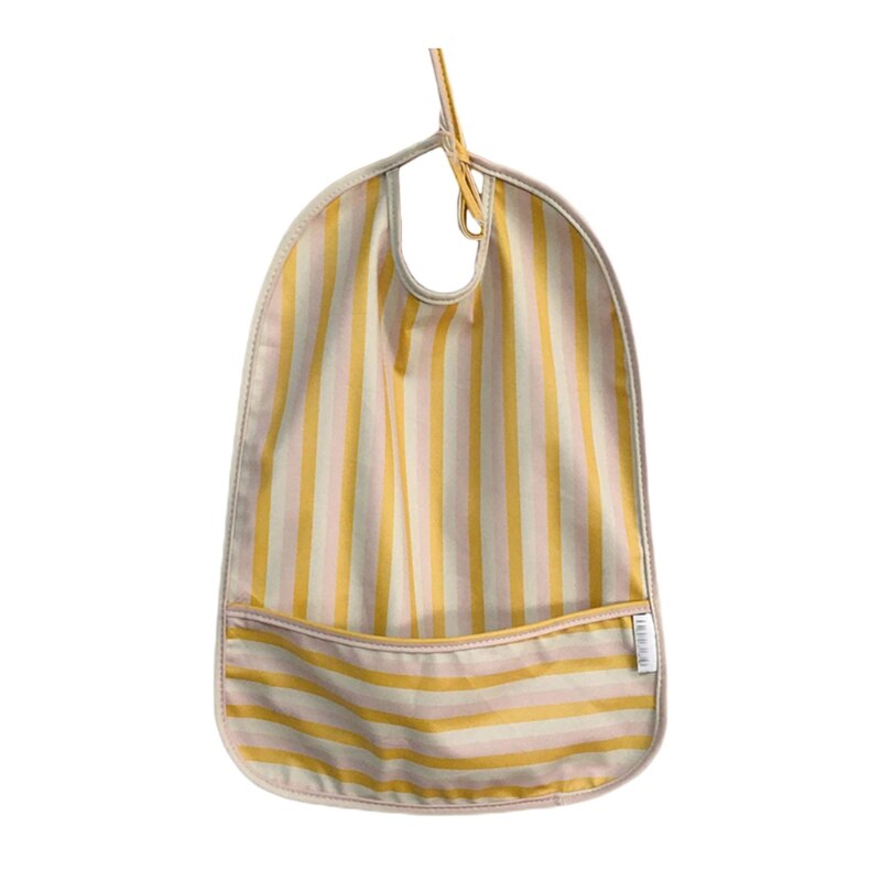 Bavaglino impermeabile stampato a cartone animato con tasca grembiule da bambino grembiule panno Burp