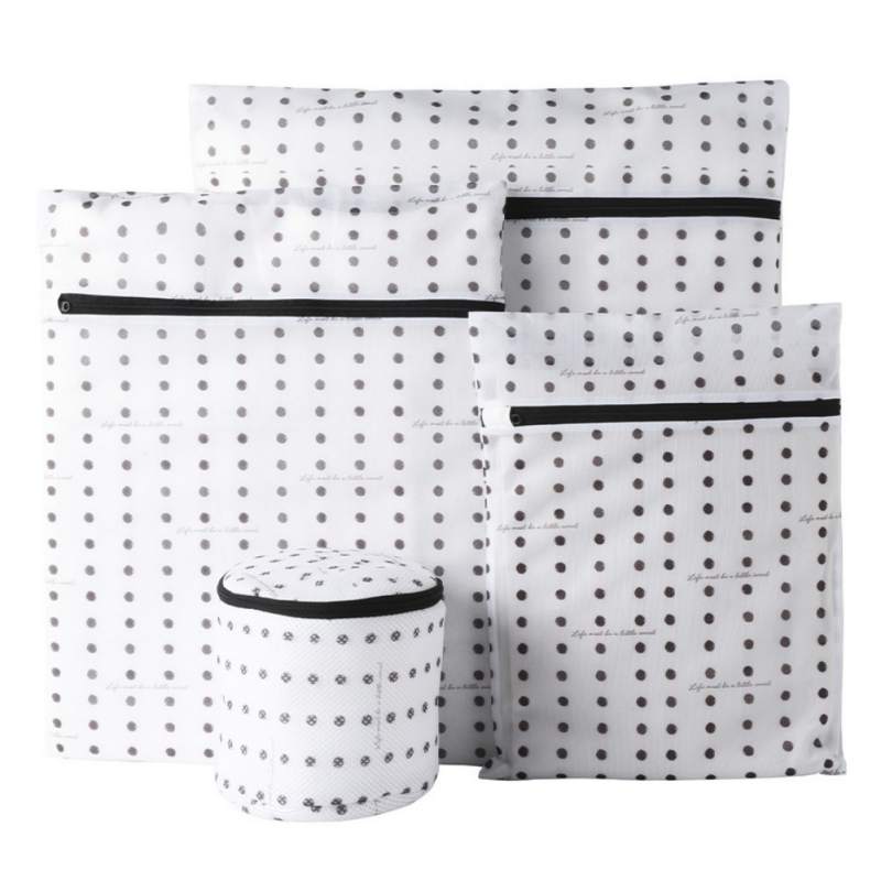 Waszakken van netstof, wasmachine, waszakken voor kleding, sokken, ondergoedbeschermers, fijnmazige waszakken