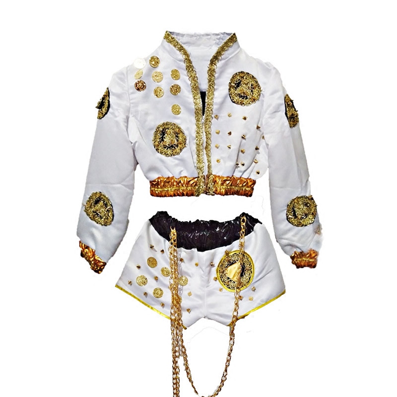 Children's Jazz Dance Wear Girls' Drum Performances Hip-Hop Modern Dance Children's Clothes Show