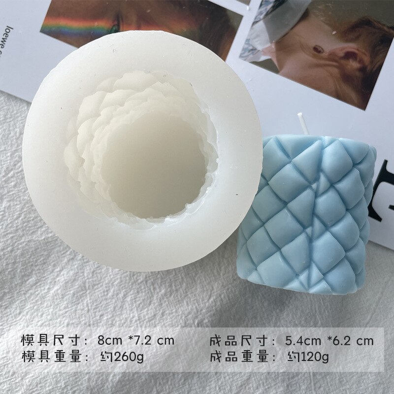Olika bubblor ljus silikonform för handgjord skrivbordsdekoration gips epoxiharts aromaterapi ljus silikonform: Klar