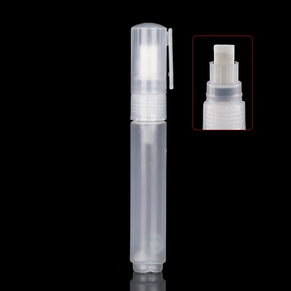 Tinta recargable de plástico para uso repetible, bolígrafo de Pintura transparente, accesorios, varilla vacía, bolígrafos de Graffiti, marcador de tiza líquida: Morado
