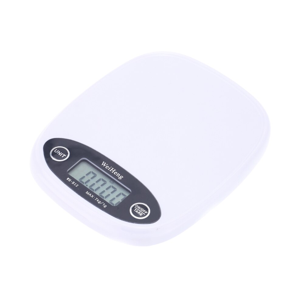 Praktische Elektronische Weegschaal Mini Digitale Pocket Weegschaal Keukenweegschaal Voedsel Wegen Tool Professionele Oranje/Wit