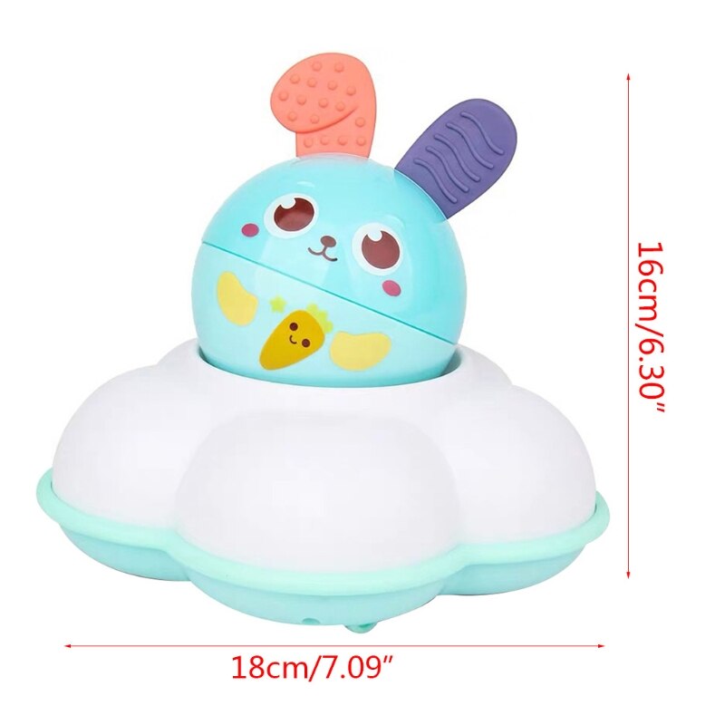 USB Charging Developmental Baby Toy Sound Control Baby Musical Toys Smart Rabbit with Cloud Bottom Crawl Educational Toy 03KD