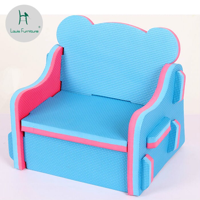 Louis Children Chairs Cartoon Assembly Baby Chair Kindergarten Stool Simple Modern