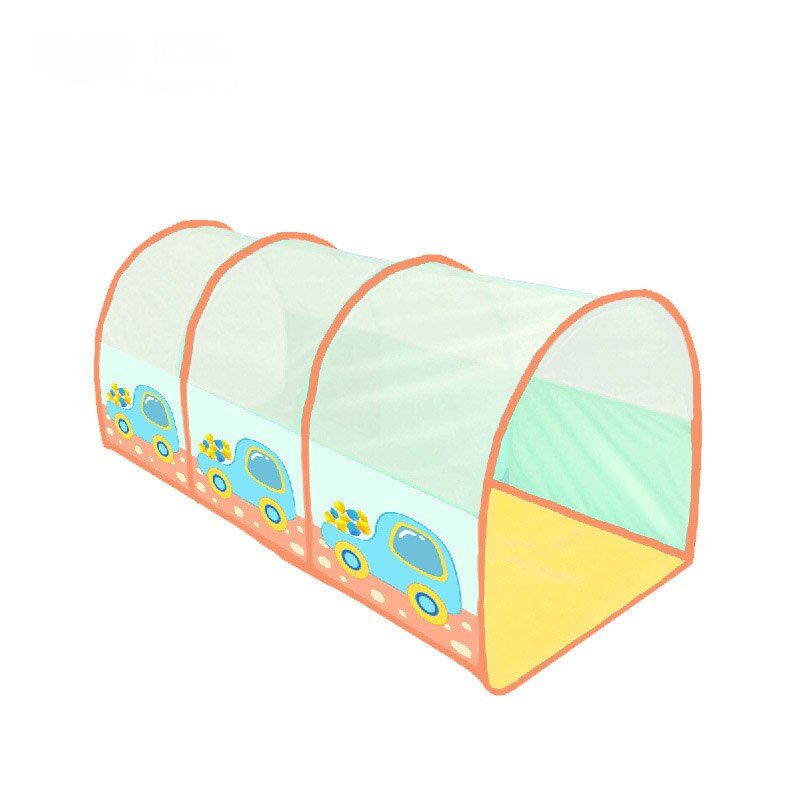 Kids tent Foldable cartoon game house Girl princess treasure hunt house tent ocean ball Play Game Teepe for children: tunnel