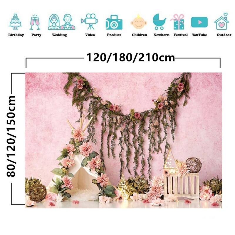 Vinyl Studio Foto Achtergrond Party Bruiloft Fotografie Achtergrond Voor Home Decor