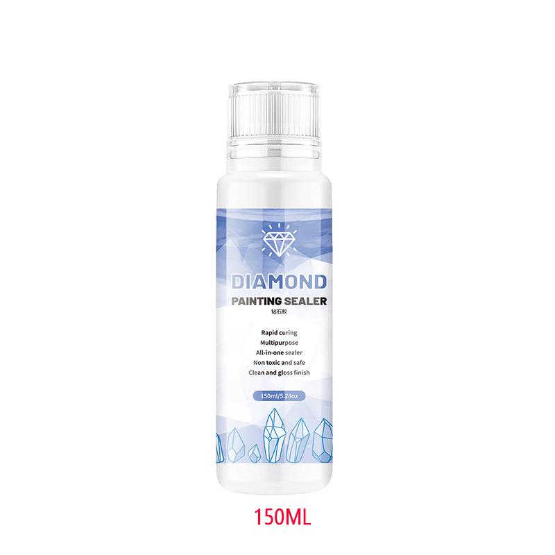 120ML Diamond Painting Sealer 5D Diamond Painting Art Glue Permanent Hold & Shine Effect Sealer Diamond Painting Puzzle: VIOLET/紫罗兰