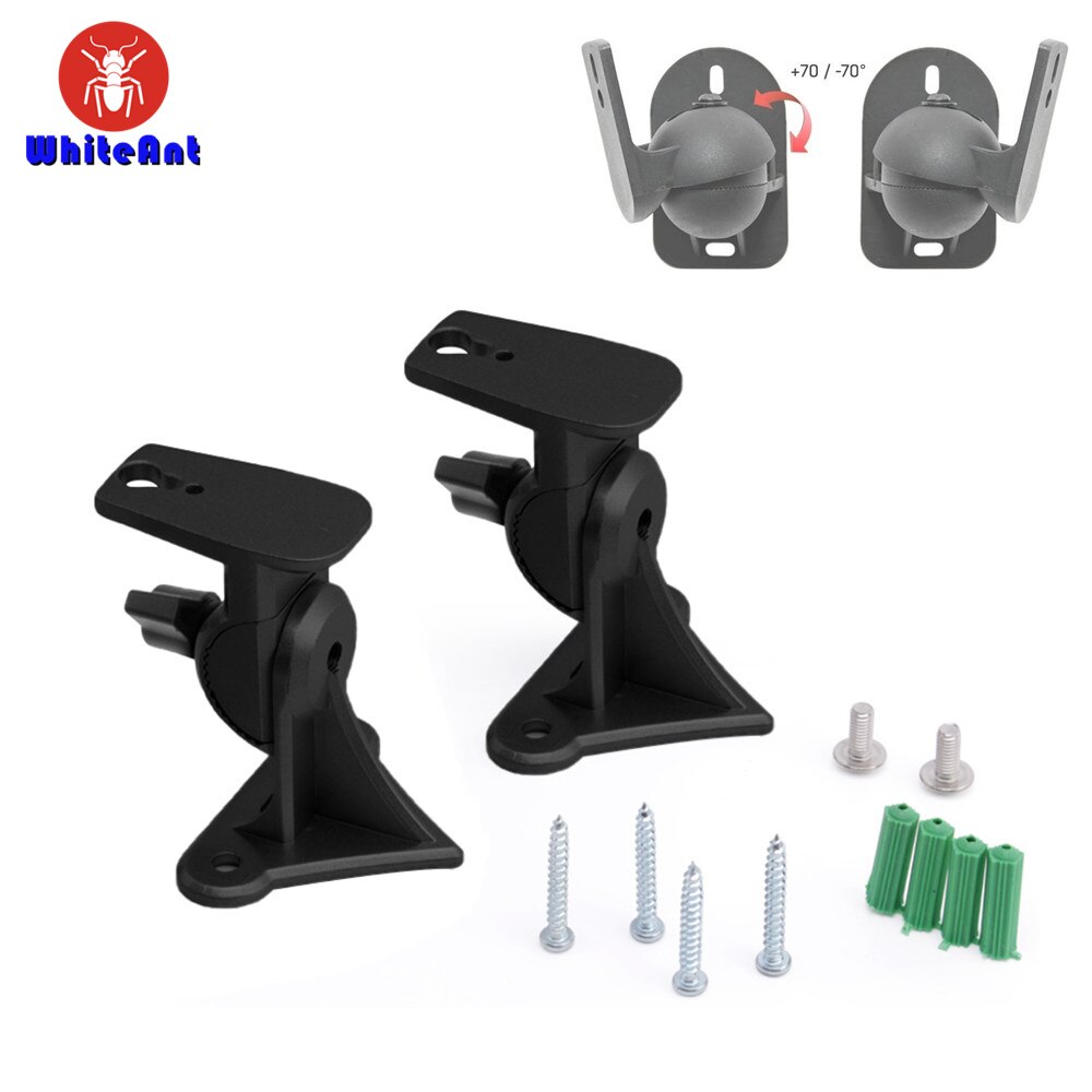 1 Set Aluminum Alloy Speaker Wall Bracket Mount For Logitech Z906 Speaker Stand Sound Holder With Mounting Screws