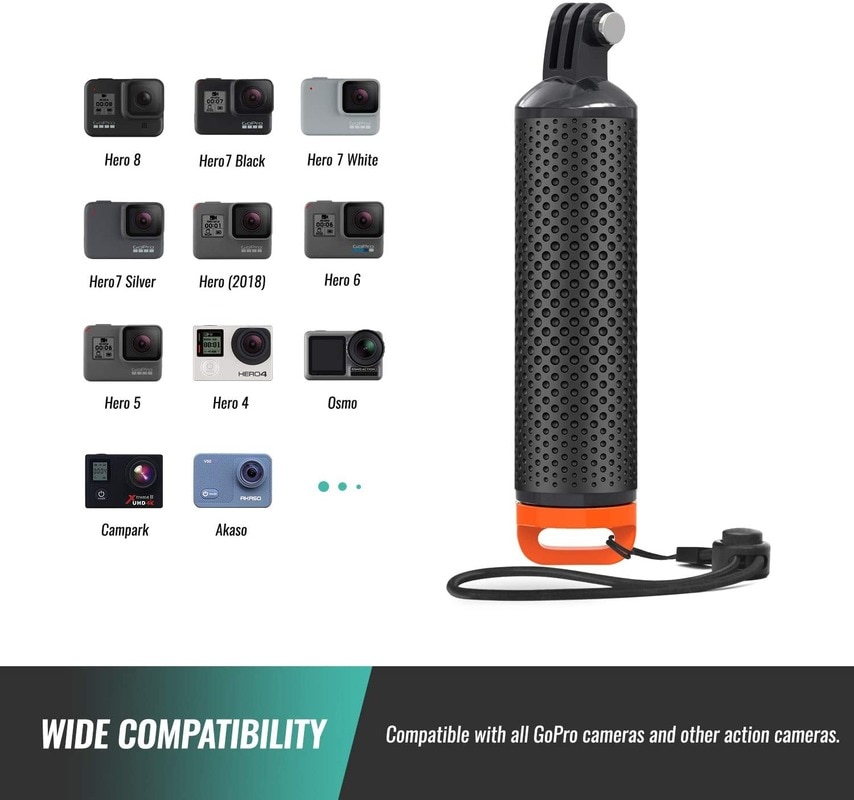 Floating Hand Grip Waterproof Handle for GoPro Hero 9 8 7 Max DJI Osmo Xiaomi Yi Cameras Floaty Handler for Go Pro Accessories