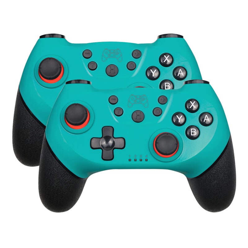 Senza fili di Bluetooth Gamepad Per Nintendo Interruttore Pro NS-Interruttore Pro Controller di Gioco joystick Per Nintend Console con 6 -assi Maniglia: 2pcs-Green