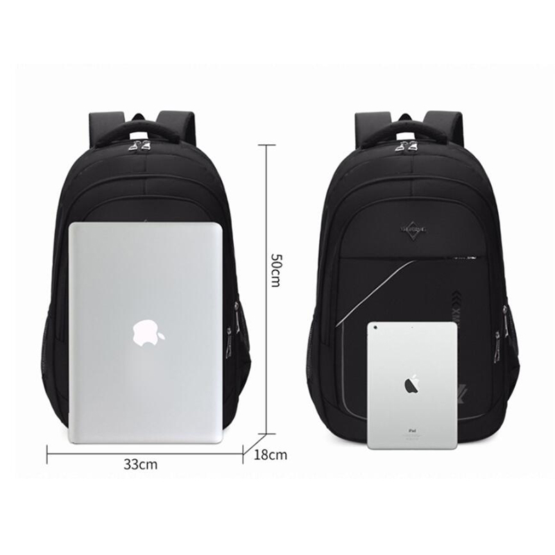 University Student School Backpack Men Bag Large Capacity High School Bags for Teenage Boys Casual 2022