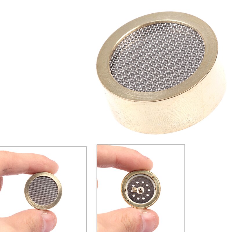 Aluminum Alloy Condenser Microphone Cartridge Capsule Replacements Large Diaphragm Microph Electric Instrument Parts Golden
