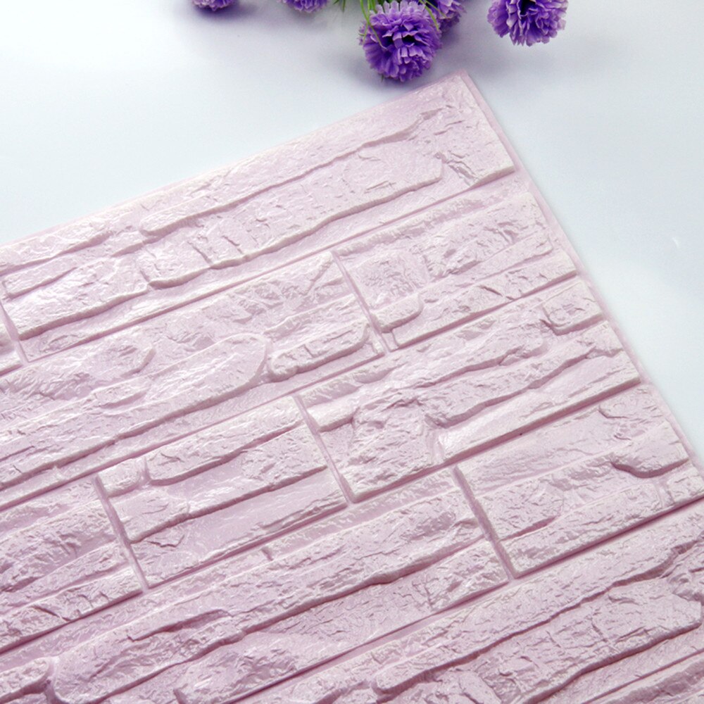 3D 60x60cm Brick Wall Stickers Living Room DIY PE Foam Wallpaper Panels Room Decal Stone Decoration Embossed Wallpapers Poster: C 60x60cm