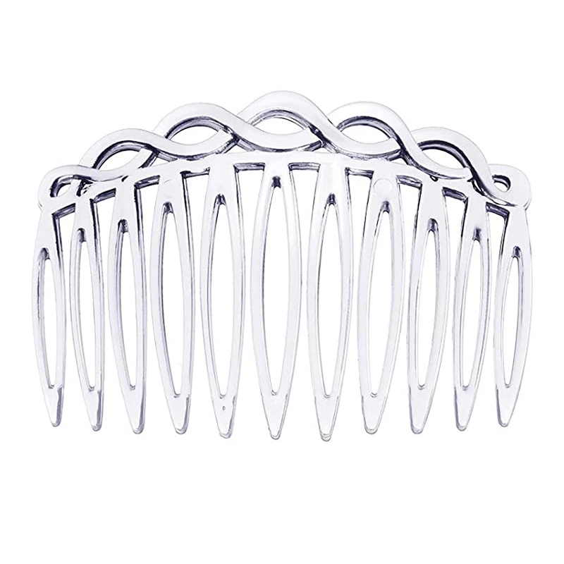 Peines laterales para el cabello de Estilo Vintage para mujer, peine Francés para el pelo con dientes rectos, Clip para el pelo, accesorios para el cabello de Boda nupcial, 2022: Lavanda