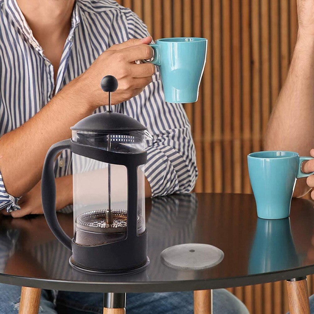 French Press Replacement Filter Mesh Screen Coffee Press Filters 4 Inch Reusable Stainless Steel Mesh Filter Kitchen Tools