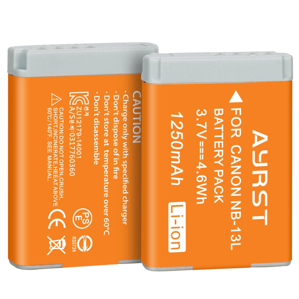 Batterie NB-13L NB 13l NB13L akku pour Canon G7X G9X G5X G7X Mark II G9X Mark II SX620 HS SX720 HS