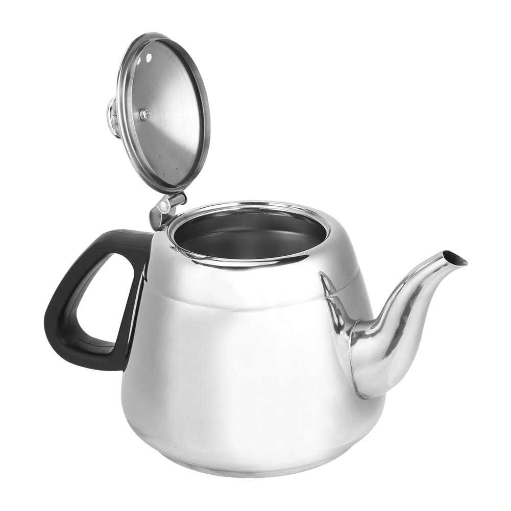 1,5 l práctico Acero inoxidable hogar tetera calentador de agua utensilios de cocina con mango antiquemaduras tetera