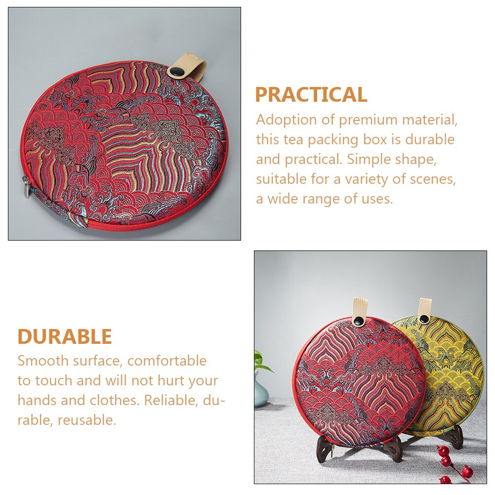 Cloth Art Tea Cake Storage Bag Pu 'er Tea Cake Box Pu 'er Tea Cake Storage Pouch