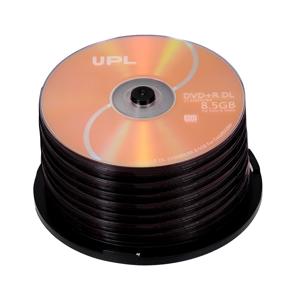 10PCS DVD+R DL 8.5GB 215MIN 8X Disc DVD Disk For Data & Video Supports up to 8X DVD + R DL recording speeds 10pcs/lot