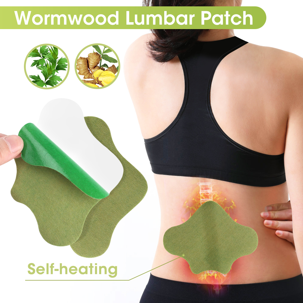 12 stücke Wermut Knie Pflaster Rücken Hals Knie Patch Extrakt Analgetikum Knorpel Schmerz linderung Patch selbst erhitzende Kräuter aufkleber