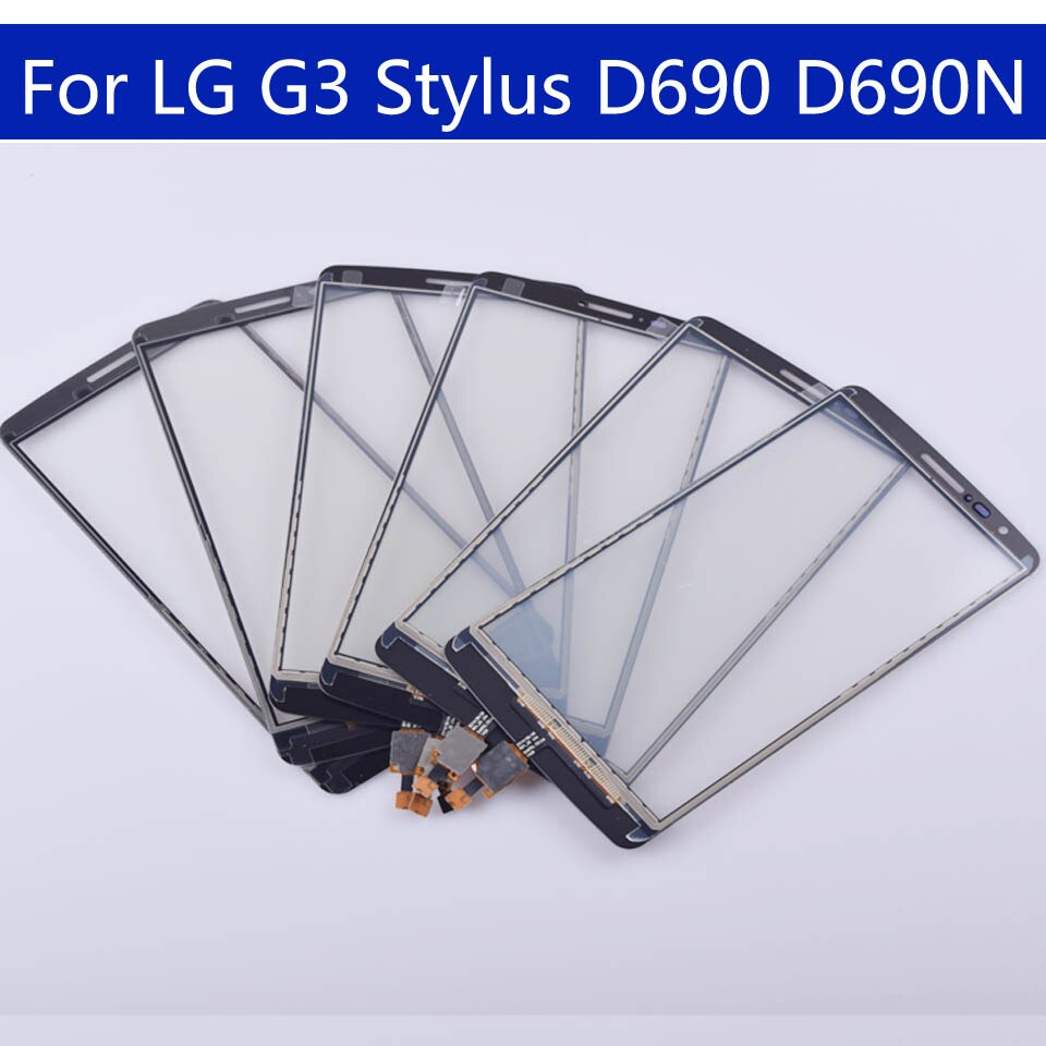 For LG G3 Stylus D690 D690N Touch Screen Digitizer Front Glass Panel Sensor Replacement