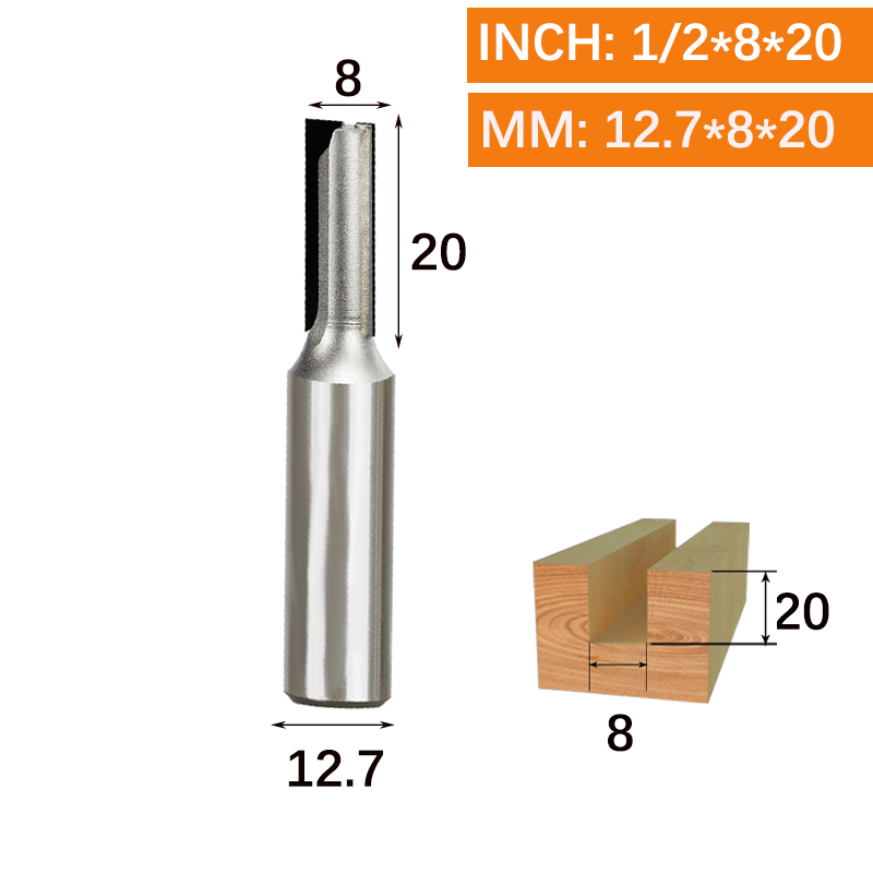 Vsharp PCD prosty frez diamentowy dwustronny prosty frez robić płyty melaminowej HPL płyta krzemianowo-wapniowa MDF: > 32mm